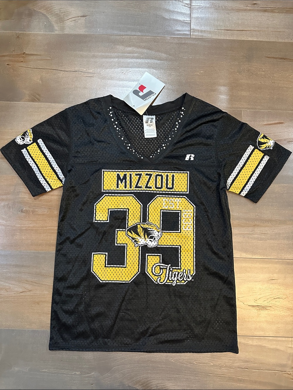 Vintage Russell Athletics university of Missouri Mizzou Tigers Mesh Jersey